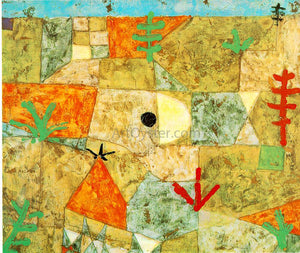 Paul Klee Southern Gardens - Canvas Art Print