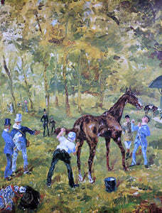 Henri De Toulouse-Lautrec Souvenir d'Auteuil - Canvas Art Print