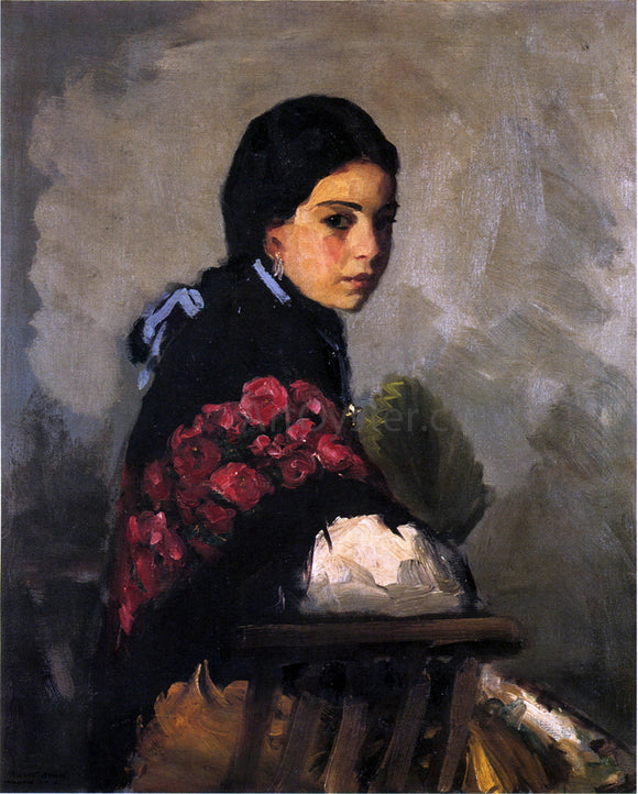  Robert Henri Spanish Girl - Canvas Art Print