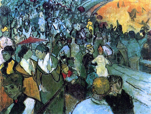  Vincent Van Gogh Spectators in the Arena at Arles - Canvas Art Print