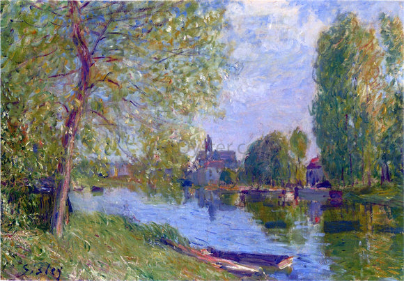  Alfred Sisley Spring at Moret on the Loing River - Canvas Art Print