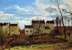  Camille Pissarro Spring at Pontoise - Canvas Art Print