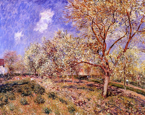  Alfred Sisley Spring at Veneux - Canvas Art Print