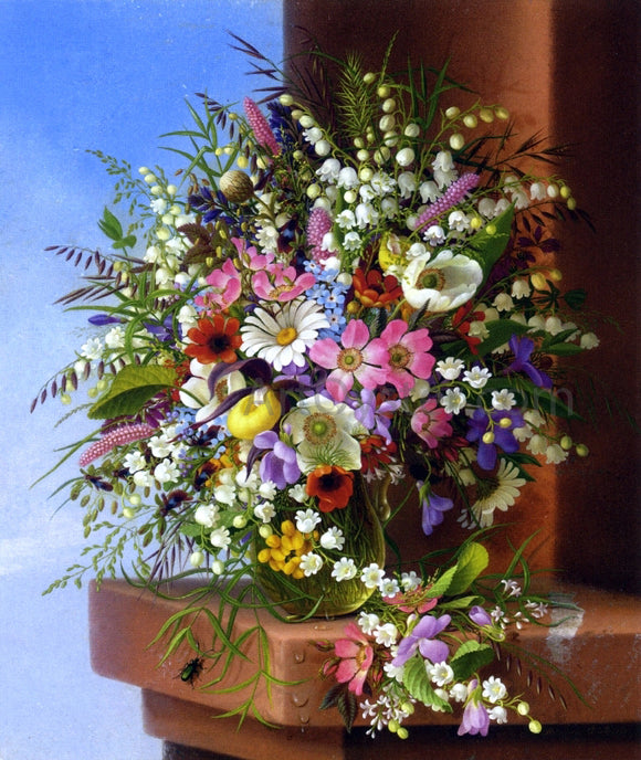  Adelheid Dietrich Spring Bouquet - Canvas Art Print