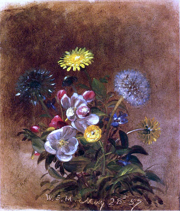  William Sidney Mount Spring Bouquet - Canvas Art Print