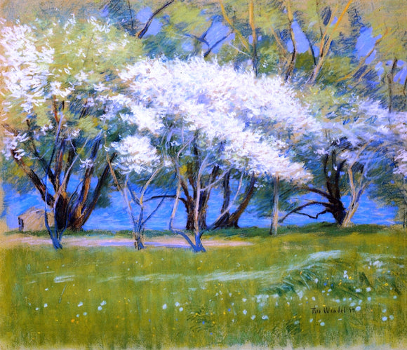  Theodore Wendel Spring Landscape - Canvas Art Print