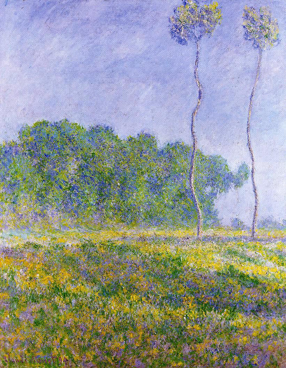  Claude Oscar Monet Spring Landscape - Canvas Art Print
