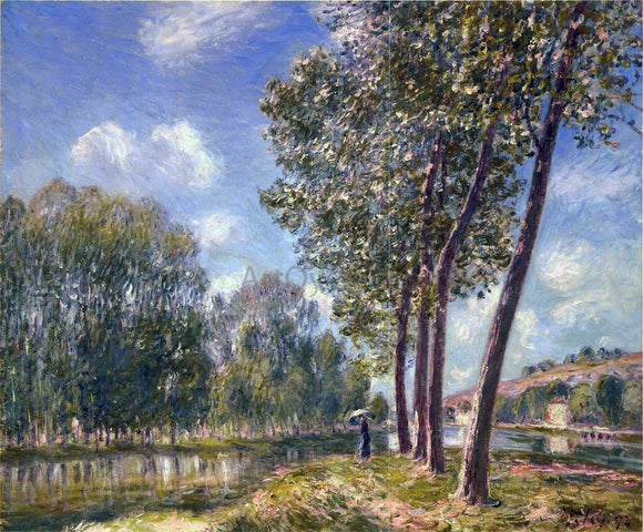  Alfred Sisley Spring Sunshine on the Loing - Canvas Art Print
