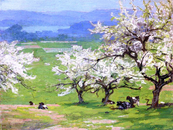  Edward Potthast Springtime - Canvas Art Print