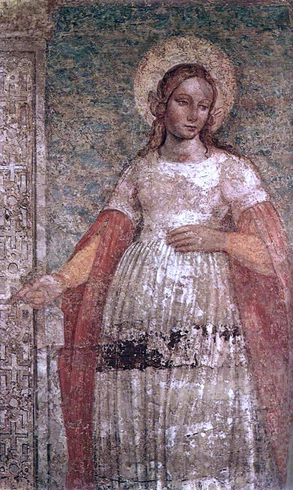  Ambrogio Bergog St Agnes - Canvas Art Print