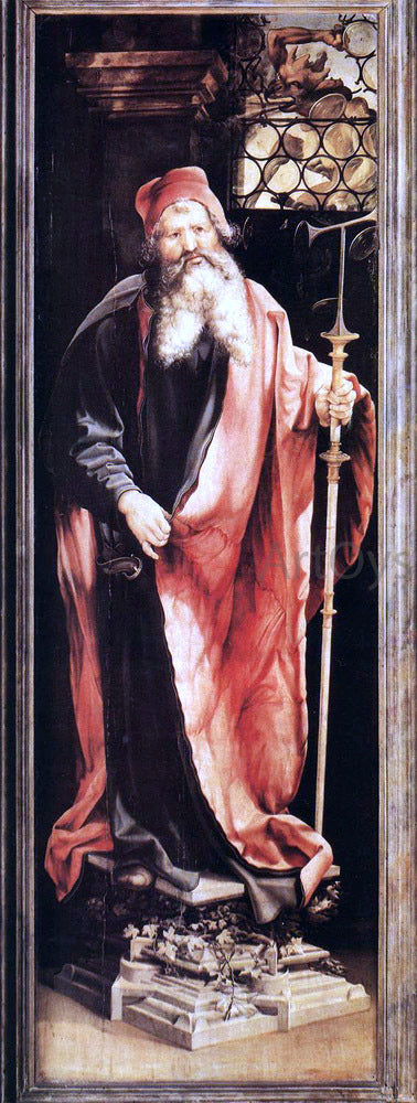  Matthias Grunewald St Anthony the Hermit - Canvas Art Print