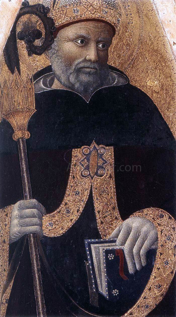  Pietro Di Giovanni d'Ambrogio St Augustin (detail) - Canvas Art Print