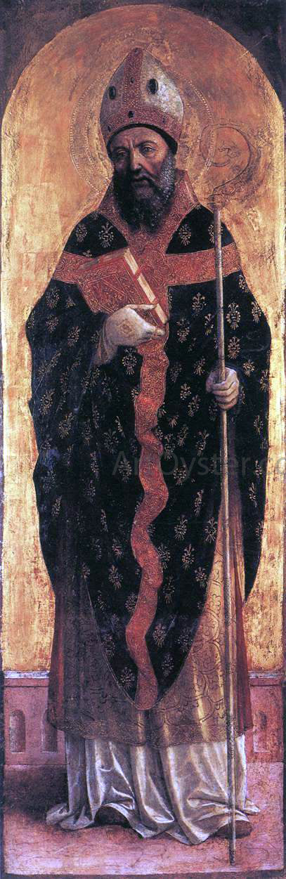  Vincenzo Foppa St Augustine - Canvas Art Print