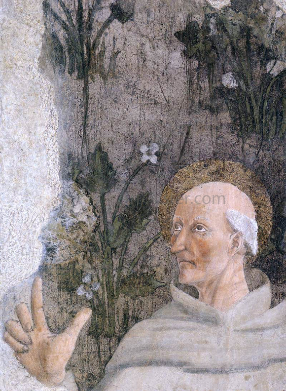  Lorentino D'Arezzo St Bernardino of Siena - Canvas Art Print
