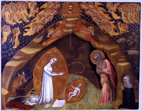  Niccolo Di Tommaso St Bridget and the Vision of the Nativity - Canvas Art Print