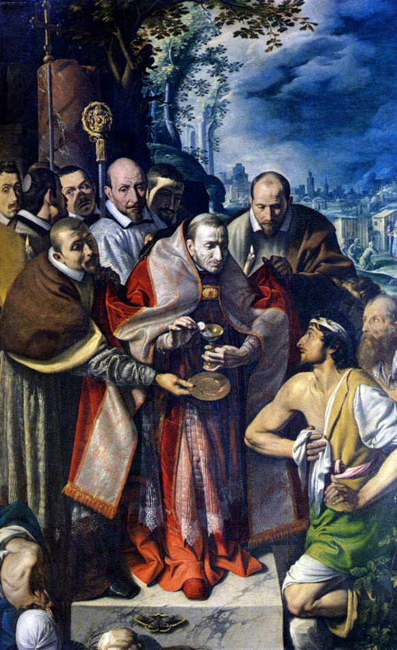 Tanzio Da Varallo St. Carlo Borromeo Giving Communion To The Plague Victims - Canvas Art Print