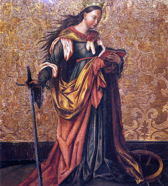  Konrad Witz St. Catherine Of Alexandria - Canvas Art Print