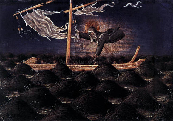  Giovanni Di Paolo St Clare Rescuing the Shipwrecked - Canvas Art Print
