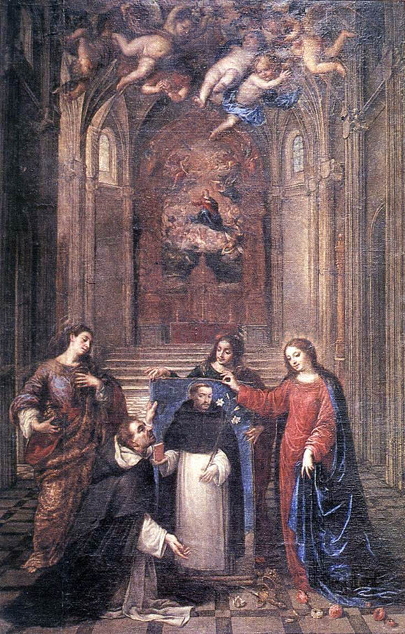  Antonio De Pereda St Dominic - Canvas Art Print