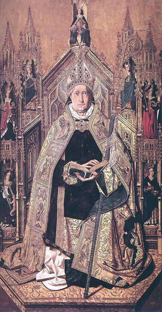  Bartolome Bermejo St Dominic Enthroned in Glory - Canvas Art Print