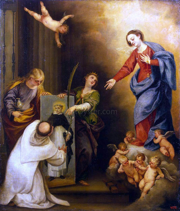  Pedro Anastasio Bocanegra St Dominic in Soriano - Canvas Art Print