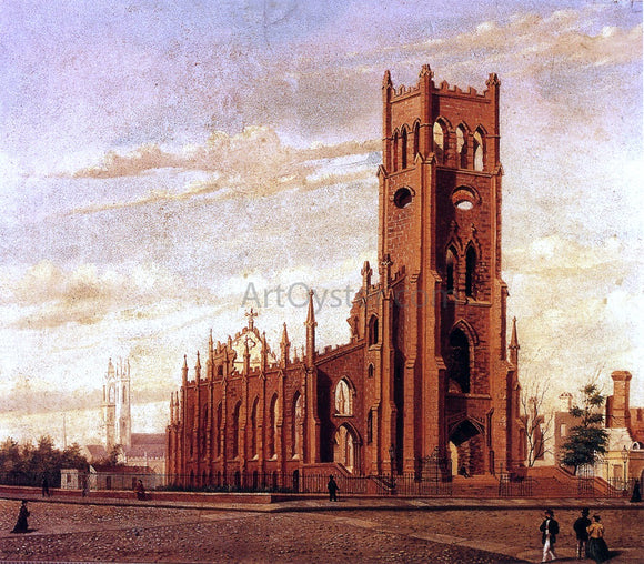  William Aiken Walker St. Finebar's Church, Broad Street, Charleston - Canvas Art Print