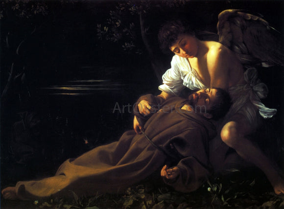 Caravaggio St Francis in Ecstasy - Canvas Art Print
