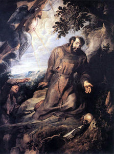  Peter Paul Rubens St Francis of Assisi Receiving the Stigmata - Canvas Art Print