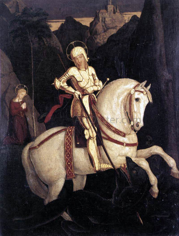  Franz Pforr St George and the Dragon - Canvas Art Print