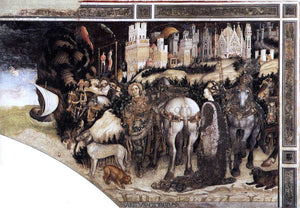  Antonio Pisanello St George and the Princess of Trebizond (right side) - Canvas Art Print