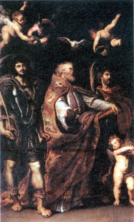  Peter Paul Rubens St George with St Maurus and Papianus - Canvas Art Print