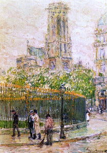  Frederick Childe Hassam St. Germain l'Auxerrois - Canvas Art Print