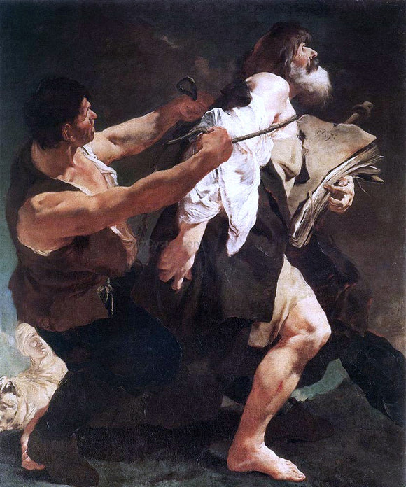  Giovanni Battista Piazzetta St James Brought to Martyrdom - Canvas Art Print
