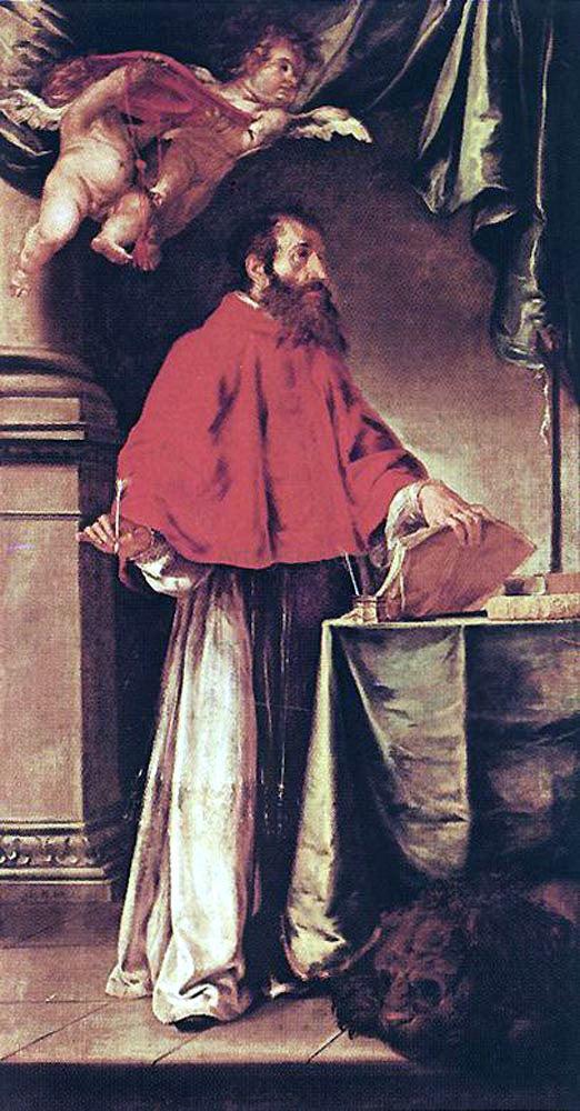  Juan De Valdes Leal St Jerome - Canvas Art Print