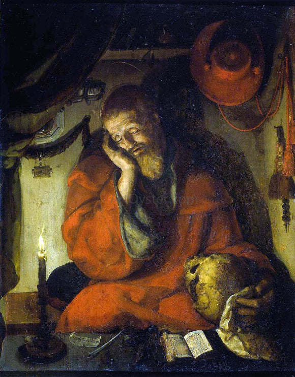  Aertgen Van Leyden St Jerome - Canvas Art Print