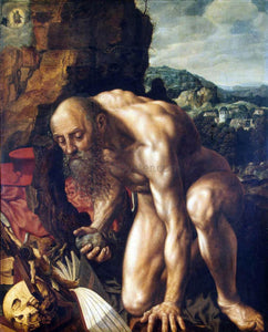  Jan Sanders Van Hemessen St Jerome - Canvas Art Print