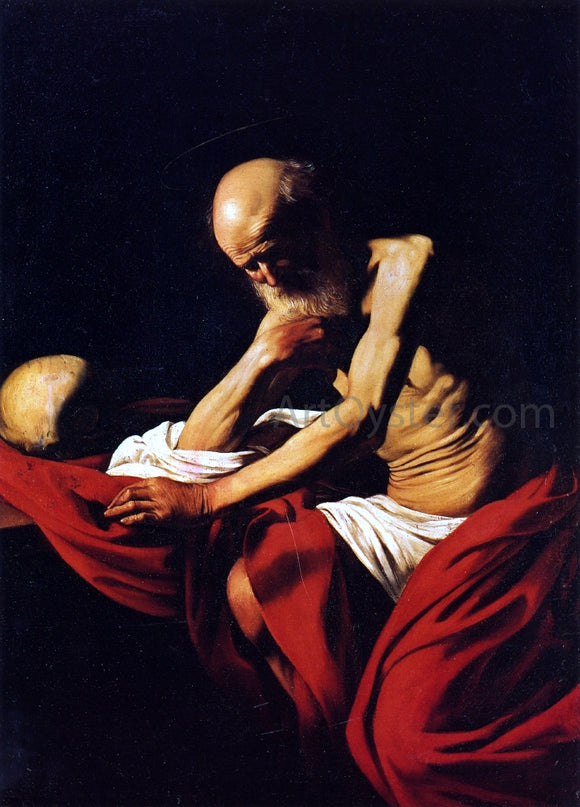  Caravaggio St. Jerome - Canvas Art Print