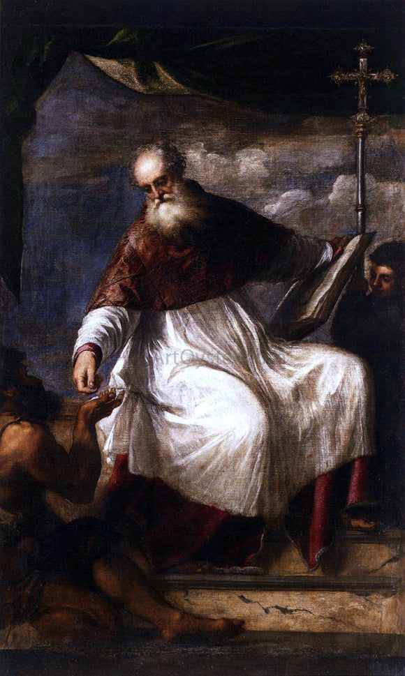  Titian St John the Almsgiver - Canvas Art Print