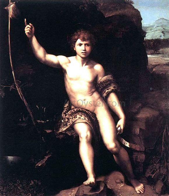  Raphael St John the Baptist - Canvas Art Print
