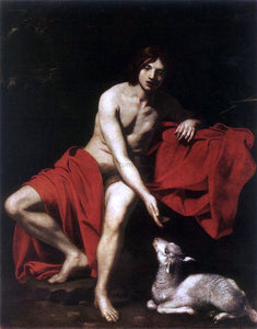  Nicolas Regnier St John the Baptist - Canvas Art Print