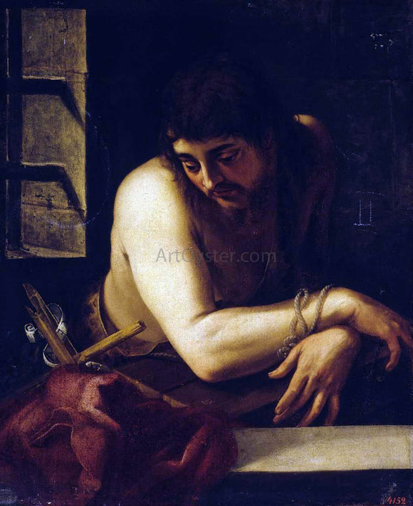  Juan Fernandez De Navarrete St John the Baptist in the Prison - Canvas Art Print