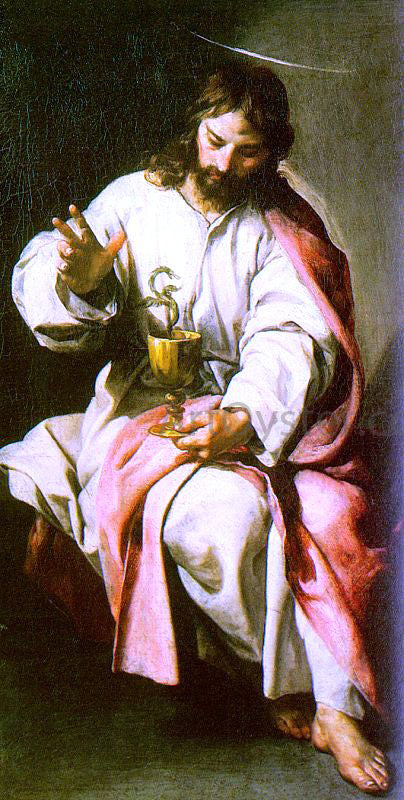  Alonso Cano St. John the Evangelist with the Poisoned Cup - Canvas Art Print