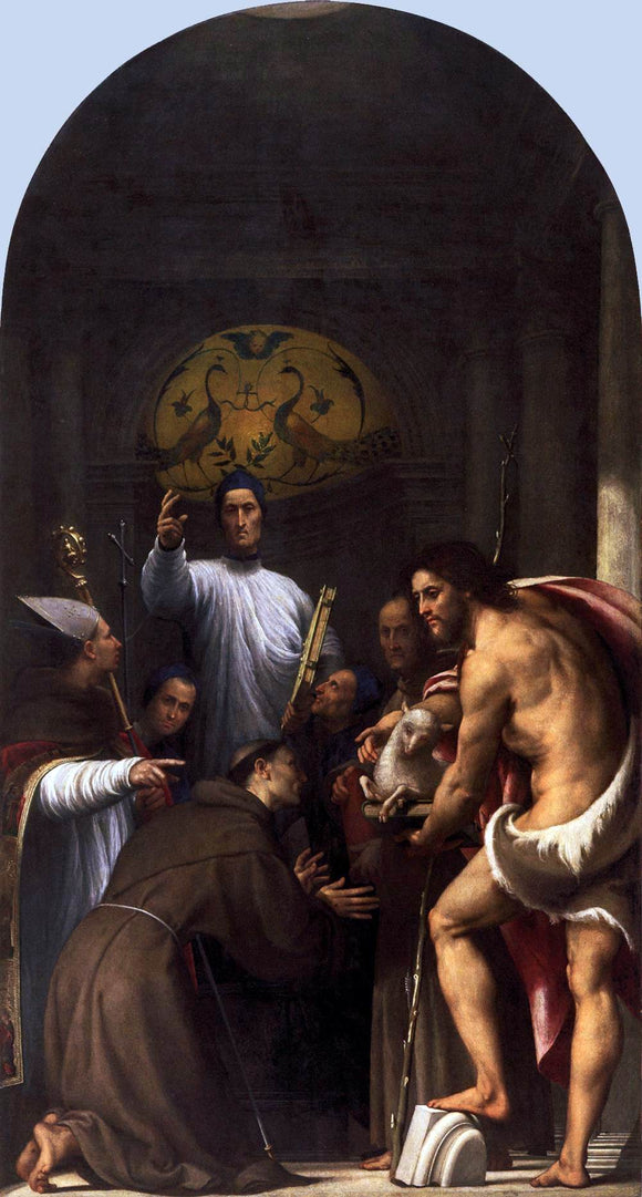  Porde St Lorenzo Giustiniani and Other Saints - Canvas Art Print
