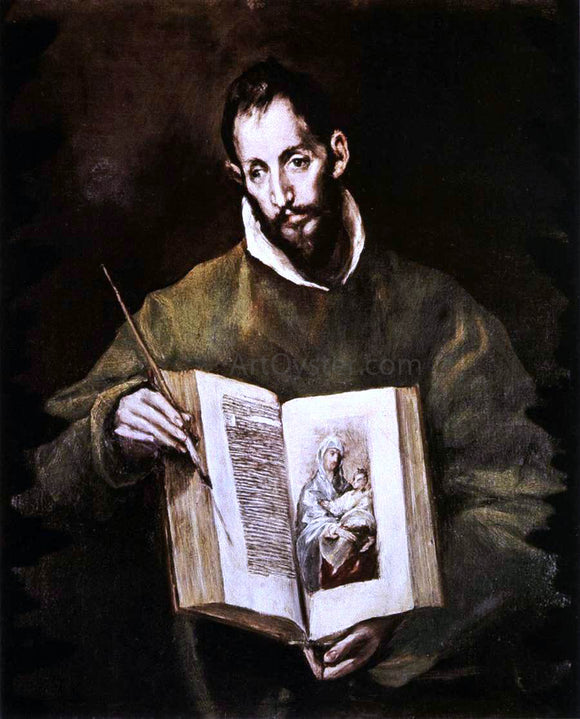  El Greco St Luke - Canvas Art Print