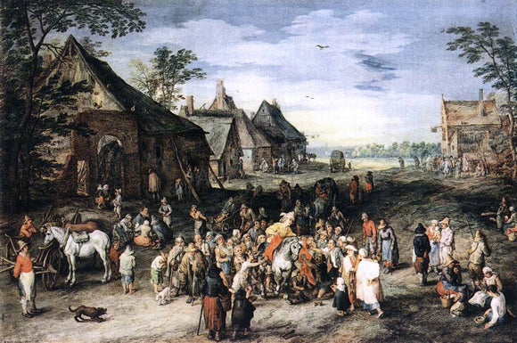  The Elder Jan Brueghel St Martin - Canvas Art Print