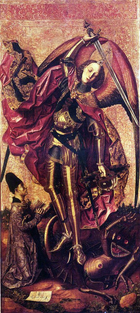  Bartolome Bermejo St. Michael And The Dragon - Canvas Art Print