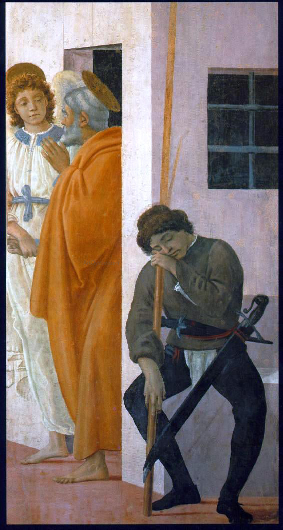  Filippino Lippi St Peter Freed from Prison - Canvas Art Print
