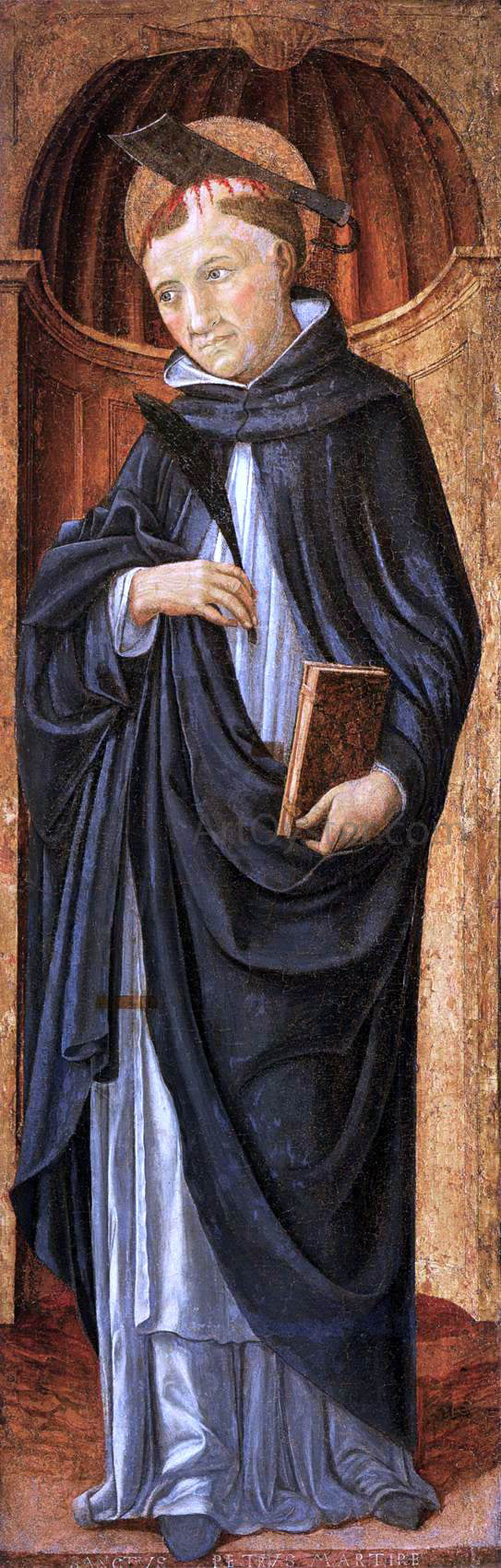  Vecchietta St Peter the Martyr - Canvas Art Print