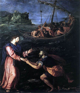  Alessandro Allori St Peter Walking on the Water - Canvas Art Print