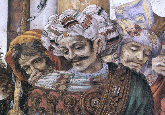  Filippino Lippi St Philip Driving the Dragon from the Temple of Hieropolis (detail) - Canvas Art Print